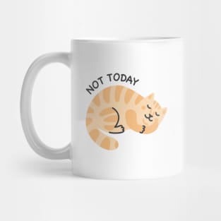 Nope Not Today Cat Mug